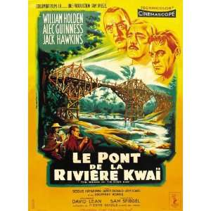 Bridge on the River Kwai Poster French 27x40 William Holden Alec 