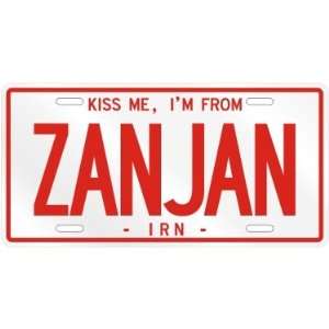  NEW  KISS ME , I AM FROM ZANJAN  IRAN LICENSE PLATE SIGN 
