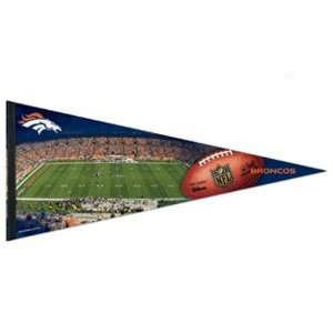  Denver Broncos Navy Blue 17 x 40 Stadium Felt Pennant 