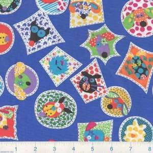  45 Wide Irresistible Dog Shapes Royal Fabric By The Yard 