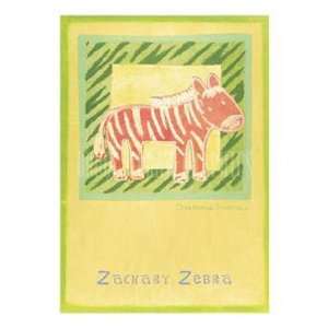  Zachary Zebra by Unknown 8x11