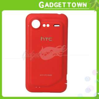   Battery Housing Back Door Cover for HTC Incredible S / 2 S710e G11 Red