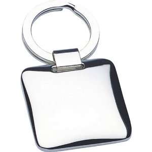  Cushion Keyring Silver Plated KYR25