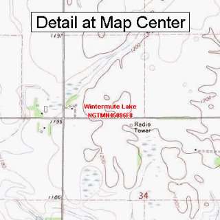   Map   Wintermute Lake, Minnesota (Folded/Waterproof) Sports