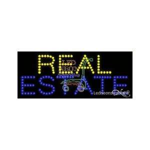  Real Estate LED Business Sign 11 Tall x 27 Wide x 1 