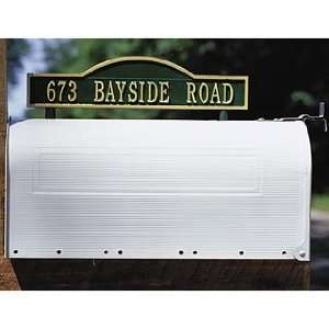  2 Sided Mail Box Arch Sign   Standard One Line Everything 