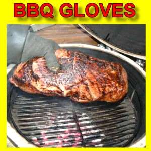   PROTECTIVE RUBBER HEAT GLOVE MEAT BARBECUE GRILL/SMOKER/PIT  