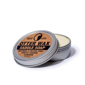   Pack Saddle Soap  All Natural Leather Cleaner By Otter Wax  2oz Tin