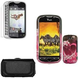 iFase Brand HTC My Touch 4G Slide Combo Purple Love Protective Case 