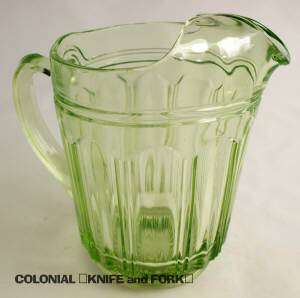 COLONIAL   KNIFE AND FORK   54oz ICE LIP PITCHER  