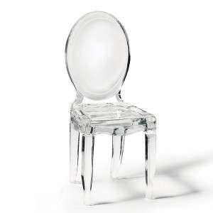 96 Miniature Mini Clear Acrylic Phantom Chair Wedding PlaceCard Holder 