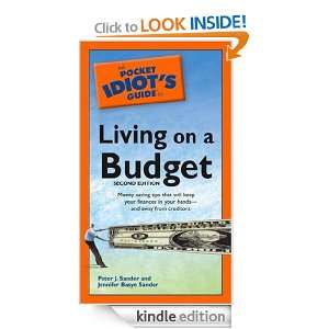 The Pocket Idiots Guide to Living on a Budget, 2nd Edition Peter J 