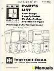 Ingersoll Rand 242, Type 30 Compressor Parts Manual  