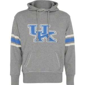  Kentucky Wildcats Youth Heather Grey Bolt Pullover Hooded 