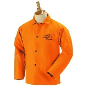 Black Stallion FO9 30C 9oz. Orange Flame Resistant Cotton Welding Coat 