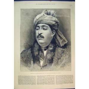  Portrait Ayoub Khan 1887 Afghan Prince Teheran Print