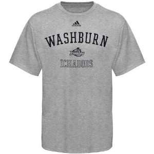  adidas Washburn Ichabods Ash Practice T shirt (Medium 