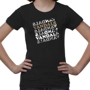 Idaho Vandals Youth Crossword T Shirt   Black  Sports 