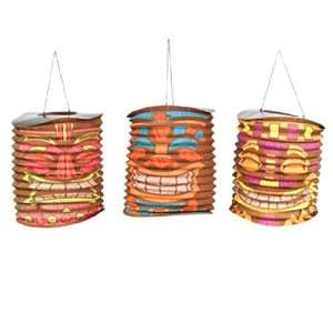  Tiki Party Hanging Lanterns (6 pc)
