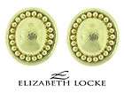 Elizabeth Locke18KTY/G, Venetian glass&citrine Earring