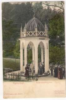 Austria Old Postcard Marienbad Ambrosiusbrunnen 1902  