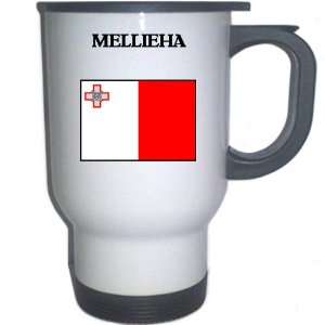  Malta   MELLIEHA White Stainless Steel Mug Everything 