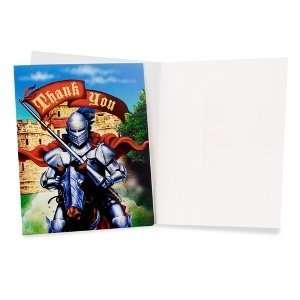  Knight Thank You Notes (8) Party Supplies Toys & Games