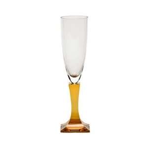  Moser Crystal Lancelot Clear Topaz Champagne Flute 