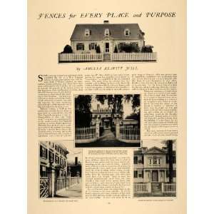  1925 Article Picket Fences Cape Cod Home Improvement 