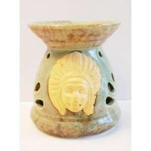  Sage Ceramic Native Indian Oil Burner