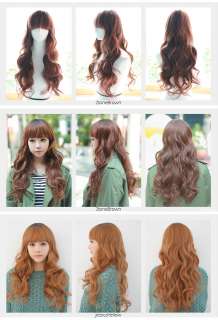 Full Hair Wig Girls in Park 24 long masses curls best natural beauty 