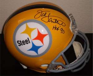 JACK LAMBERT SIGNED AUTOGRAPHED PITTSBURGH STEELERS FULL SIZE 
