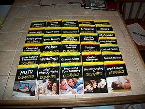 BOOKS FOR DUMMIES Pocket Size Large selection YOUR CHOICE Free 