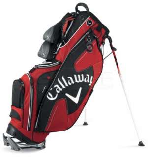 Callaway Golf X 22 Stand Bag Red and Black NEW  