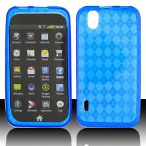  LG LS855 Marquee Crystal Skin Dr. Blue Case Cover 