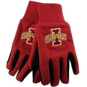  Iowa State Cyclones Red Team Work Utility Gloves Sports 