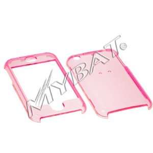    On Faceplate Cover Case Apple iPhone   CLEAR PINK 