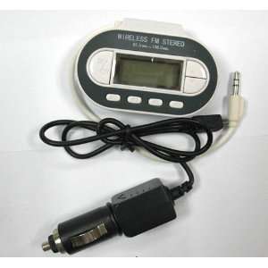    Wireless FM Transmitter + Car Charger for /iPod 