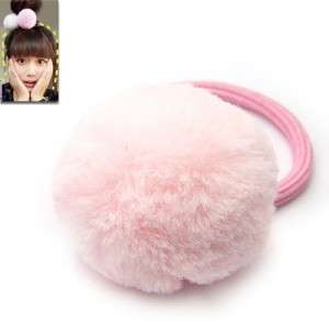 A0350 Korean Style Cutie Rose Ball Shape Hair Tie Band  