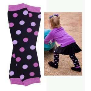   Purple Polka Dot baby leg warmers for boy or girl by My Little Legs