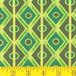  45 Wide Surfaces Diamonds Green Fabric By The Yard Arts 