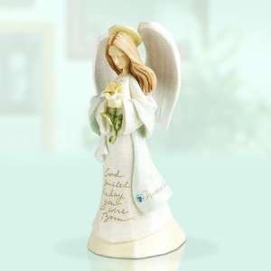 March Birthstone Angel Figurine