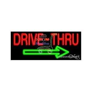  Drive Thru Neon Sign