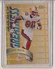   Chrome Measures of Greatness Jerry Rice Refractor SAN FRANCISCO 49ers