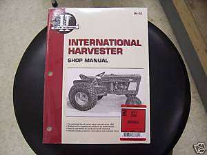 Farmall International Cub, LoBoy Tractor I&T Manual 154 184 185  