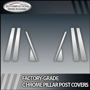  2011 2012 Jaguar Xj 8Pc Chrome Pillar Post Covers W/ Tri 