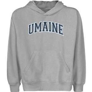  Maine Black Bears Youth Houndstooth Arch Applique Pullover 