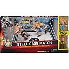 WWE WWF Steel Cage Match Ring John Cena & The Miz Wrestling Action 