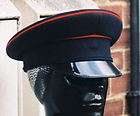 RE PEAKED CAP/HAT Military Chauffeur 54 S NEW BRITISH ARMY fancy dress 