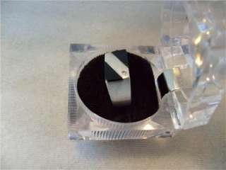 Vintage Mans Onyx Sapphire Sterling Silver Ring  